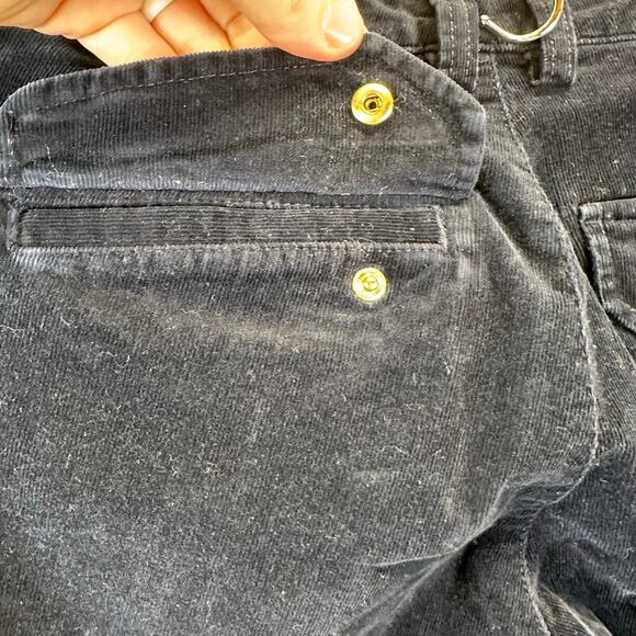 Lauren Ralph Lauren Active Navy Blue Corduroy Slim Mid Rise Pants Womens Size 2 - Picture 10 of 16